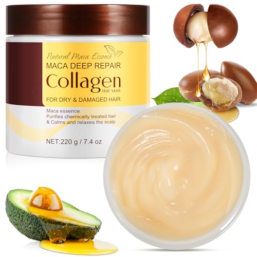 Colágeno Mascarilla Pelo, Esencia de Crema