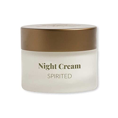 Crema de noche antiarrugas vegana para una piel