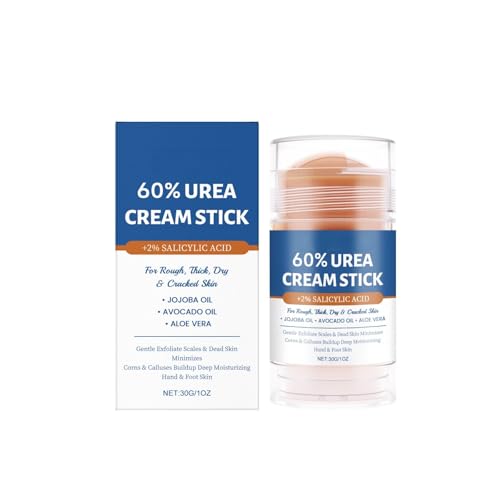 Crema para pies en barra con 60% de urea, loción