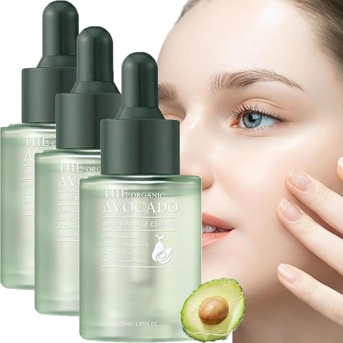 Esencia antiarrugas de aguacate, con ingredientes