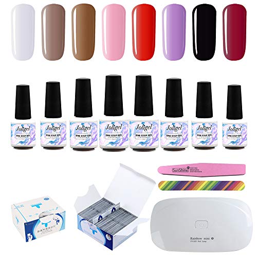 Esmalte Gel Un Paso 3 en 1 Semipermanente UV LED