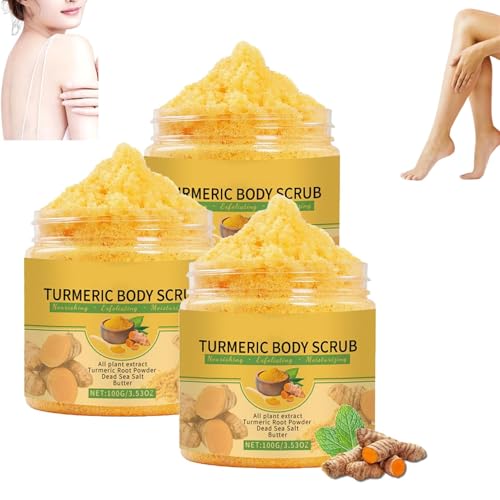 Exfoliante corporal de cúrcuma, exfoliante
