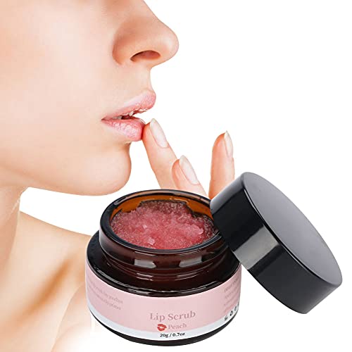 Exfoliante de labios que contiene esencia de
