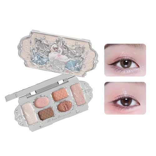 FAFOUR Paleta de sombras de ojos de 6 colores,