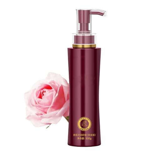Fragancia de rosa de lavado corporal, gel de ducha