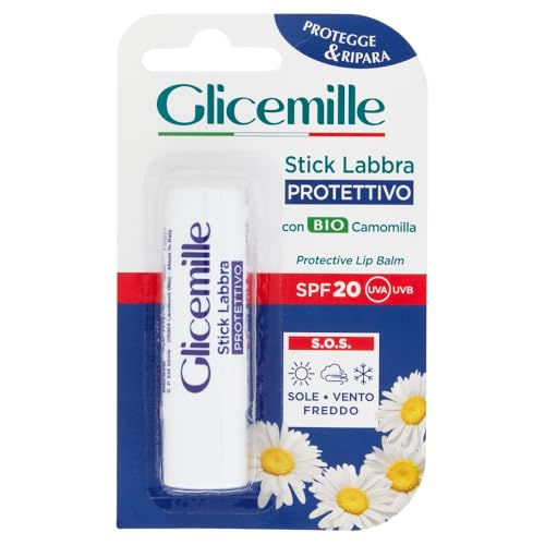 GLICEMILLE | Bálsamo labial protector, SPF 20, con