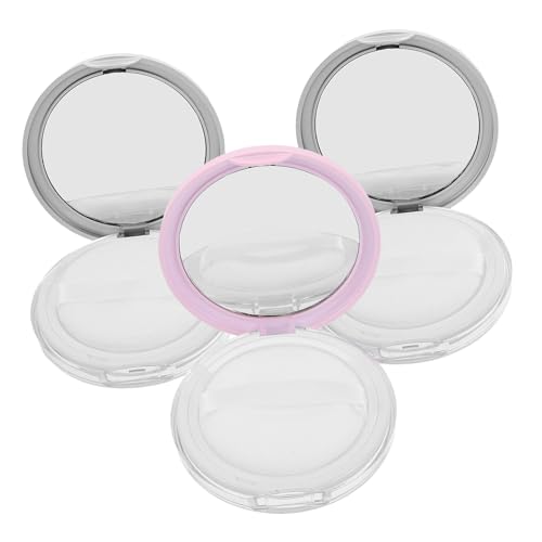 Hohopeti 3 piezas Cajas para Polvo Suelto con Puff
