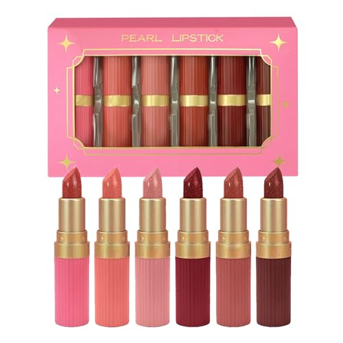 JIEBWCHA Juego De Barra De Labios Tamaño Viaje | 6