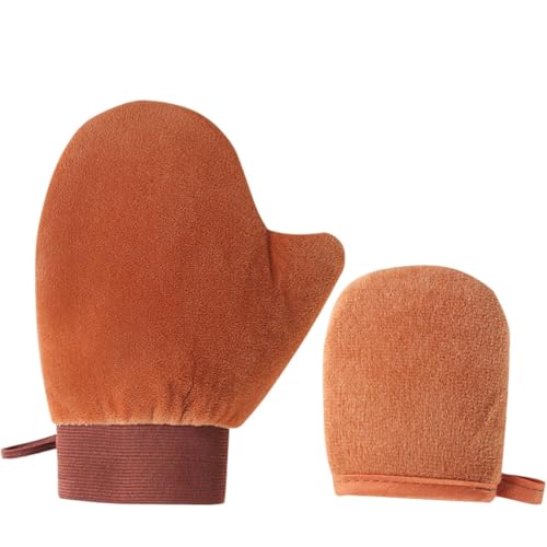 JYNXOR 2 Pcs Guante Autobronceador Facial y Cuerpo