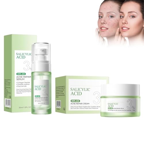 Kit De Cuidado Facial Con Ácido Salicílico, Suero