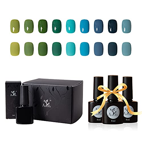Kit Esmaltes Semipermanentes en Gel para Uñas 9