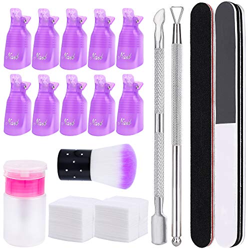 Kit de Uñas Removedor el Esmalte Reutilizable Kit