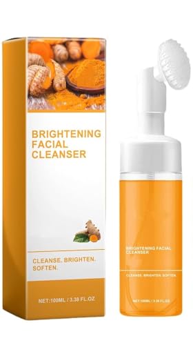 Limpiador Facial Espumoso de Cúrcuma, Exfoliante