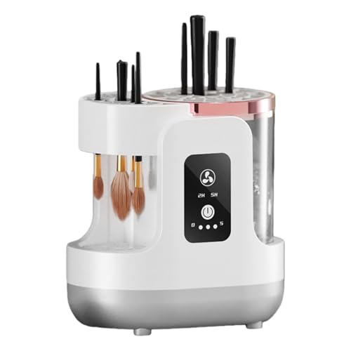 Limpiador de brochas de maquillaje eléctrico,
