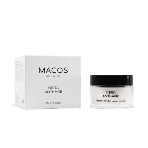 MACOS MILANO Crema negra antiedad – Acción
