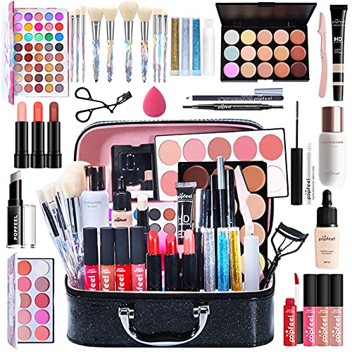 MKNZOME 34 Piezas Juego de Maquillaje profesional,