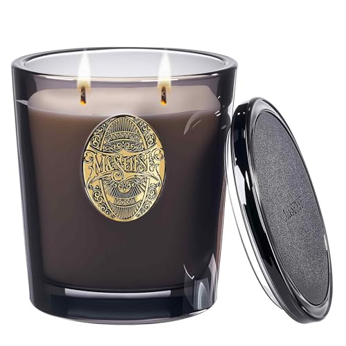 M&SENSE Vela aromática grande de madera Oud, 560