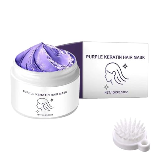 Mascarilla Capilar de Keratina Morada Detroitrain,