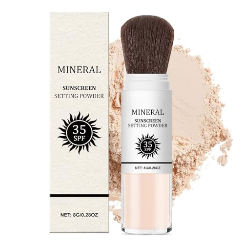 Mineral Sunscreen Setting Powder, SPF 35 Polvo de