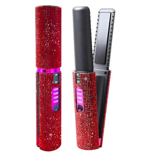 Plancha Y Rizador De Pelo Inalámbrico 2 En 1,