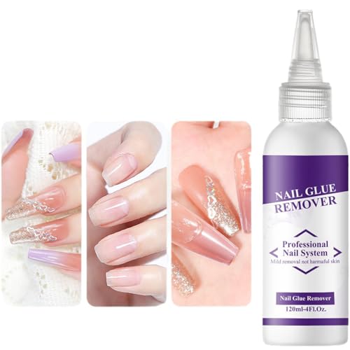 Removedor de esmalte de uñas extraíble, 120 ml,
