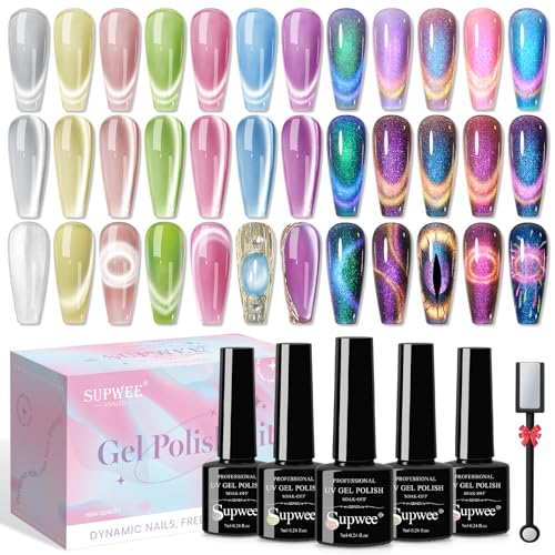 SUPWEE Moonlight 9D Esmalte de uñas de ojo de gato
