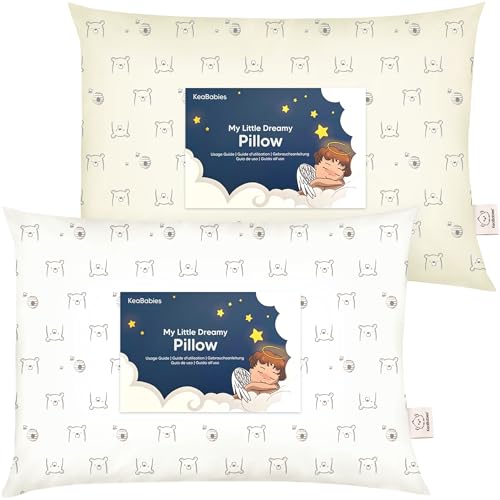 KeaBabies Paquete de 2 Almohadas para Dormir para