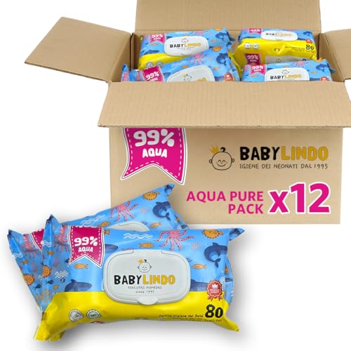 Toallitas Bebe Aqua Pure BabyLindo | 99% Agua |
