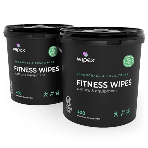 Toallitas de gimnasio a base de plantas de Wipex,