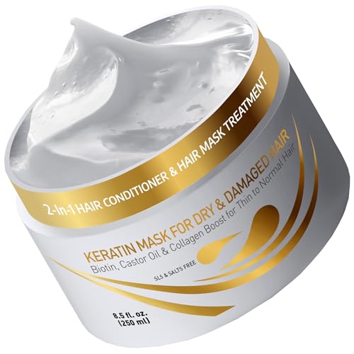Vitamins Mascarilla para Pelo Seco y Dañado con