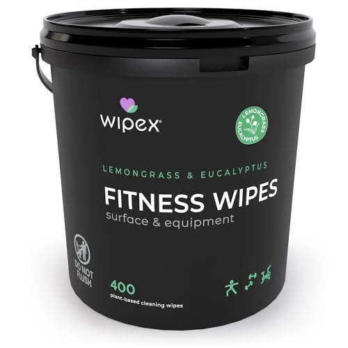 Wipex Toallitas limpiadoras de esterilla de yoga,