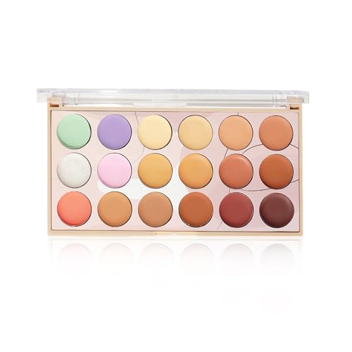 18 tonos, corrector de color, crema de contorno,