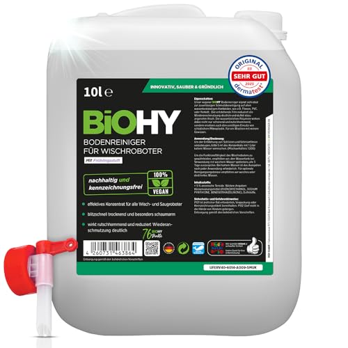 BiOHY Limpia suelos para robots de limpieza con
