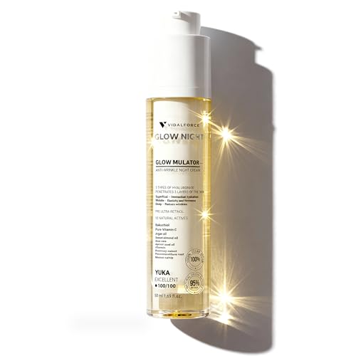 GLOW NIGHT Crema Antiarrugas - Rejuvenece 5 años -