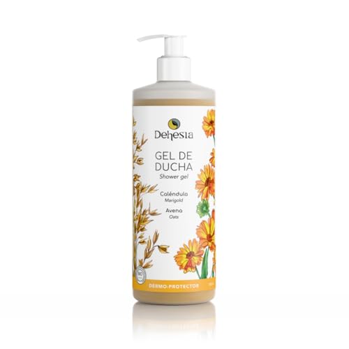 Gel de ducha natural sin sulfatos para pieles