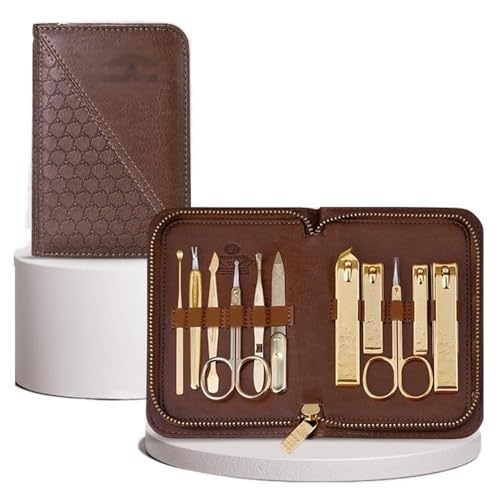 JIANBOHAIRS Kit de manicura y pedicura, juego de