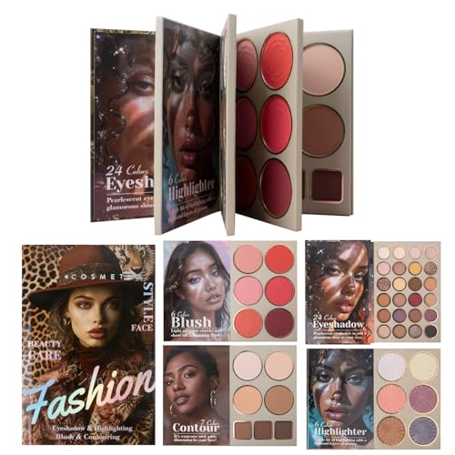Paleta Maquillaje,4 Capas Iluminador Mezclable |