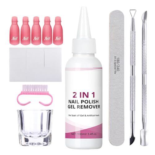 Removedor de Esmalte en Gel para Uñas,100ml